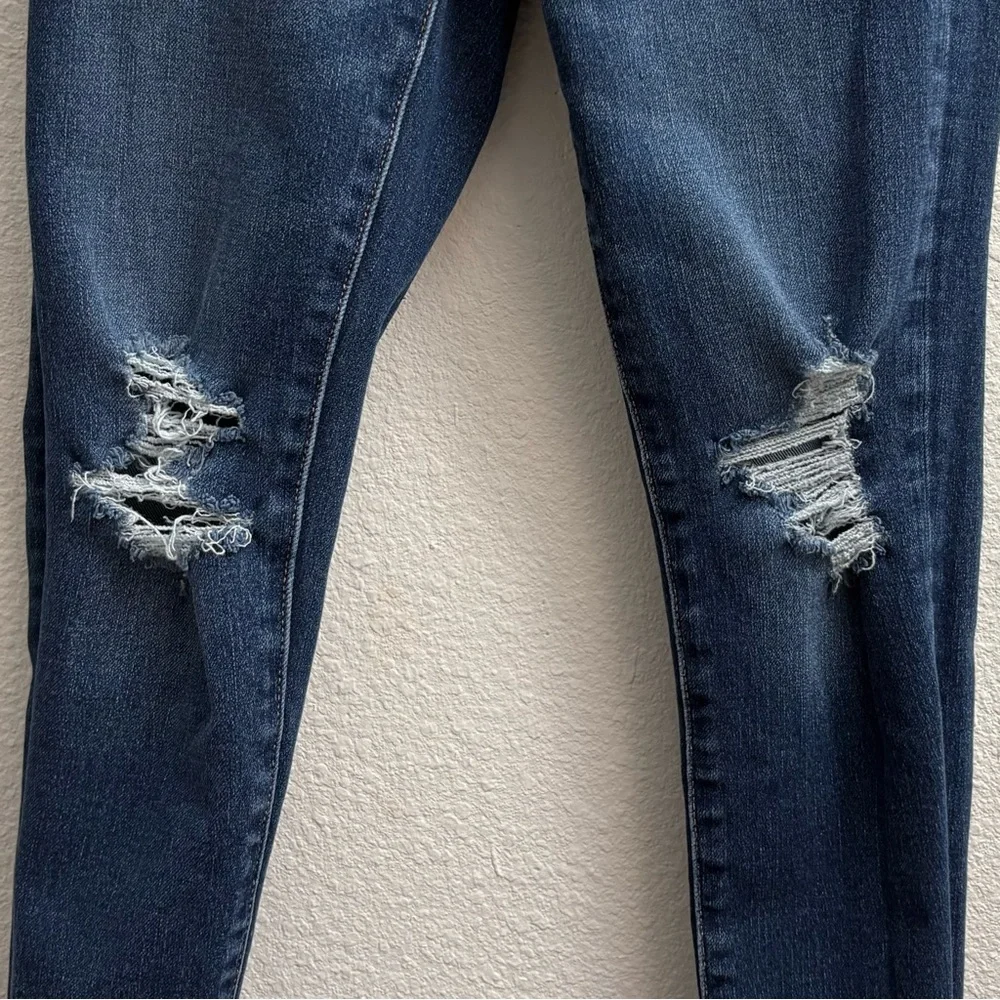American Eagle AE The Dream Jean Jegging Hi Rise Blue Dark Wash size 4 Short - Picture 9 of 10